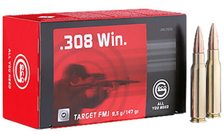 Патрон .308 Win Geco Target FMJ 9.5г (147gr)